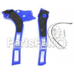 Acerbis 2464741034; X-Grip Frame Guards Blue / Black