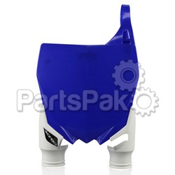 Acerbis 2527401006; Front Number Plate Blue / White; 2-WPS-25274-01006