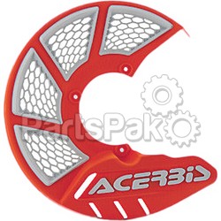 Acerbis 2630555321; X-Brake Vented Mini 245-mm Orange / White; 2-WPS-26305-55321