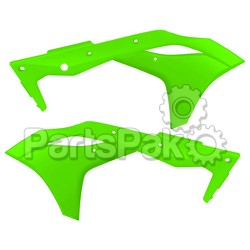 Acerbis 2630610235; Radiator Shrouds Fluorescent Green; 2-WPS-26306-10235