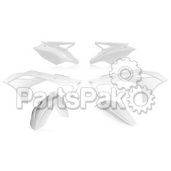 Acerbis 2630620002; Plastic Kit White; 2-WPS-26306-20002