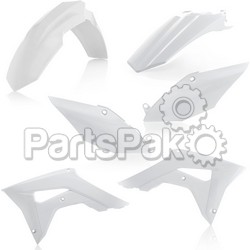 Acerbis 2630690002; Plastic Kit White; 2-WPS-26306-90002