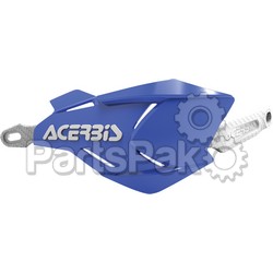 Acerbis 2634661006; X-Factory Handguard Blue / White; 2-WPS-26346-61006