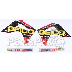 D'Cor Visuals 10-10-830; 16 Geico Fits Honda Complete Graphic Kit