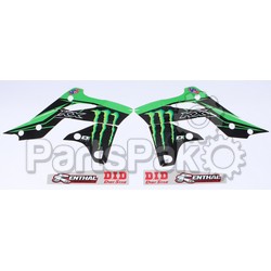 D'Cor Visuals 10-20-626; 16 Geico Fits Honda Complete Graphic Kit