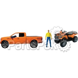 New-Ray 02206C; Replica 1:14 Truck / Atv Ford Orange / Vinson 500 Orange