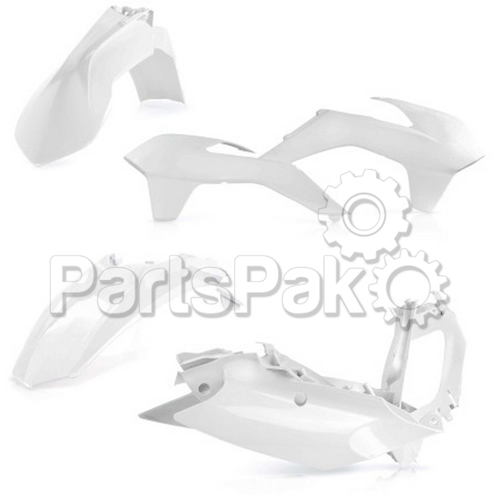 WPS - Western Power Sports 2374130002; Plastic Kit White Exc-F 350/50 0