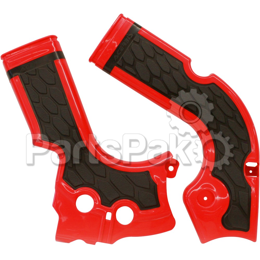 Acerbis 2374241018; X-Grip Frame Guard Red / Black