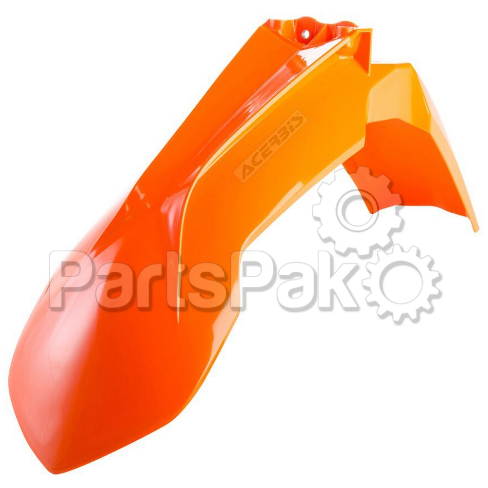 Acerbis 2386364617; Front Fender Fluorescent Orange
