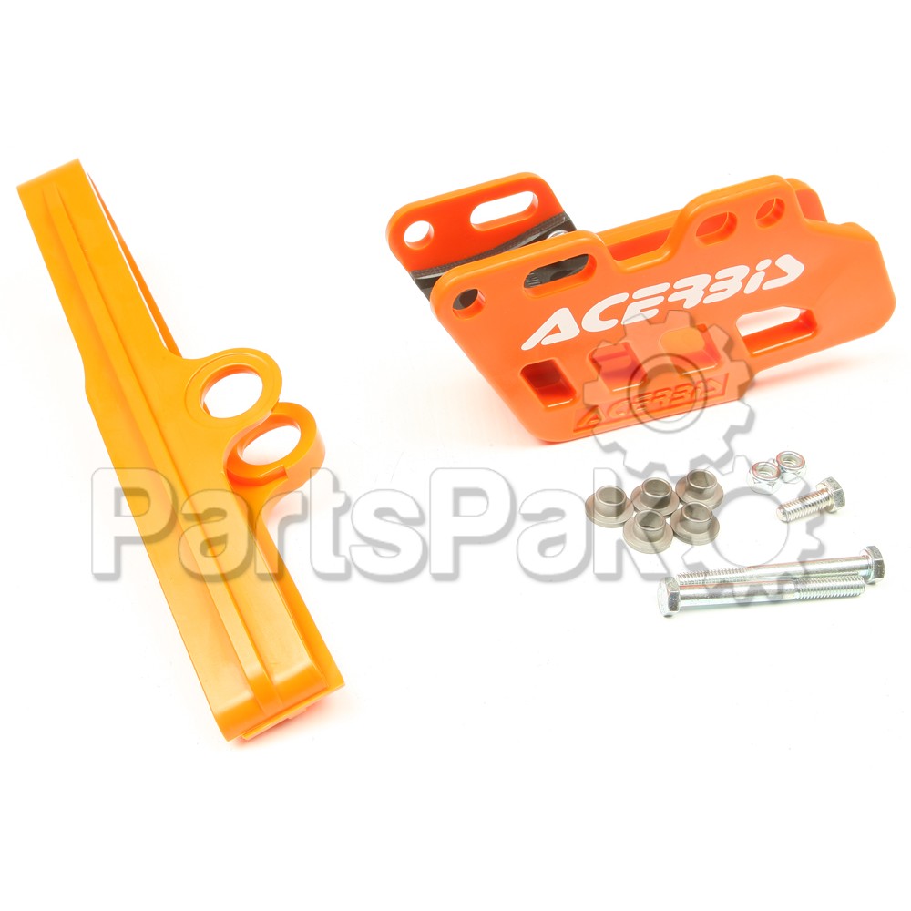 Acerbis 2404230036; Chain Guide / Slider Kit Orange