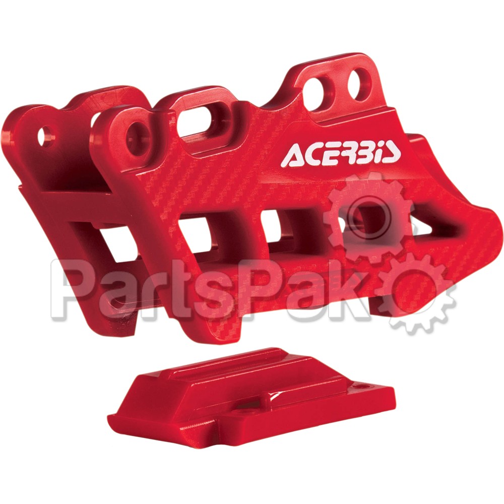 Acerbis 2410960004; Chain Guide Block 2.0 Red Crf250/450