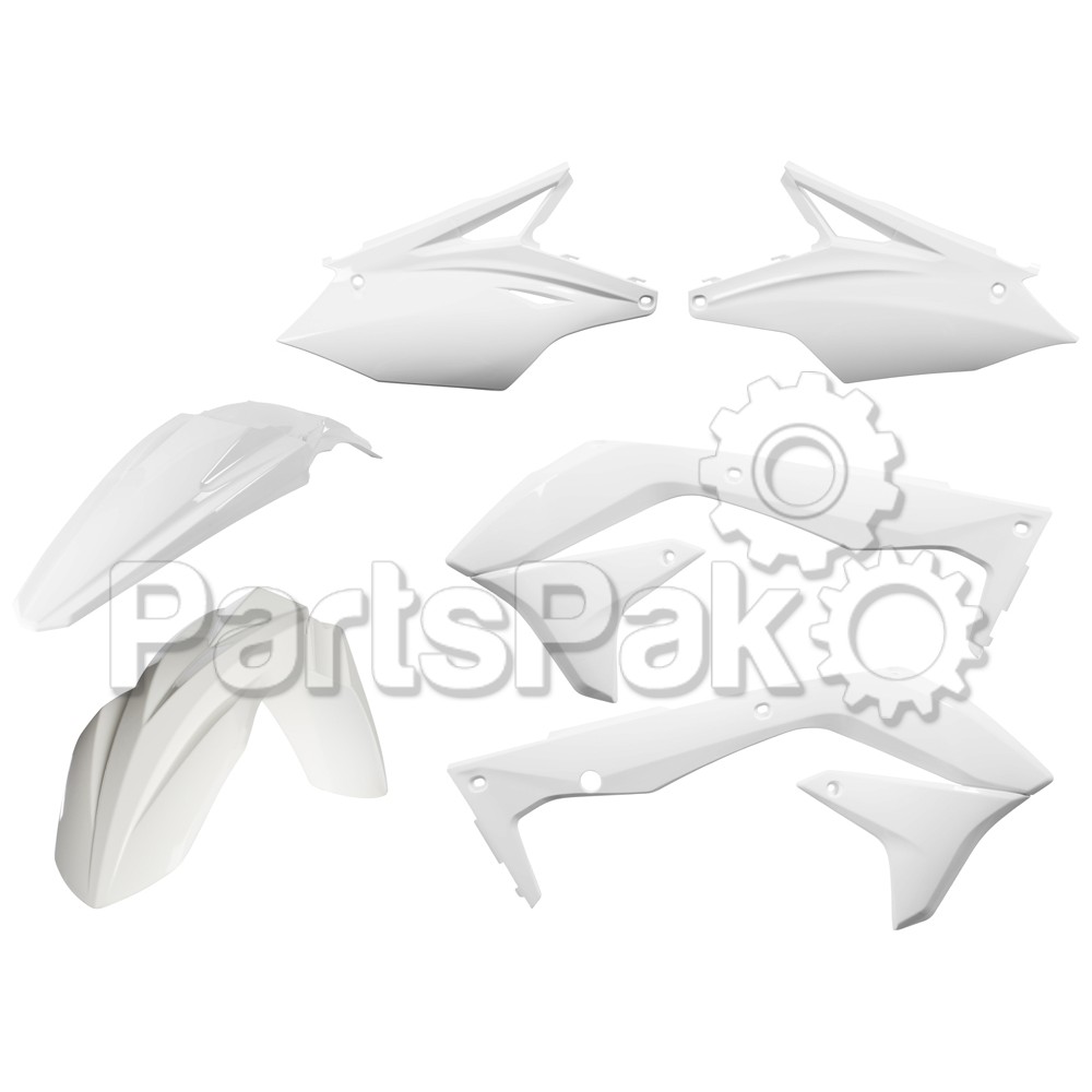 Acerbis 2449610002; Plastic Kit Kx450F '16 White