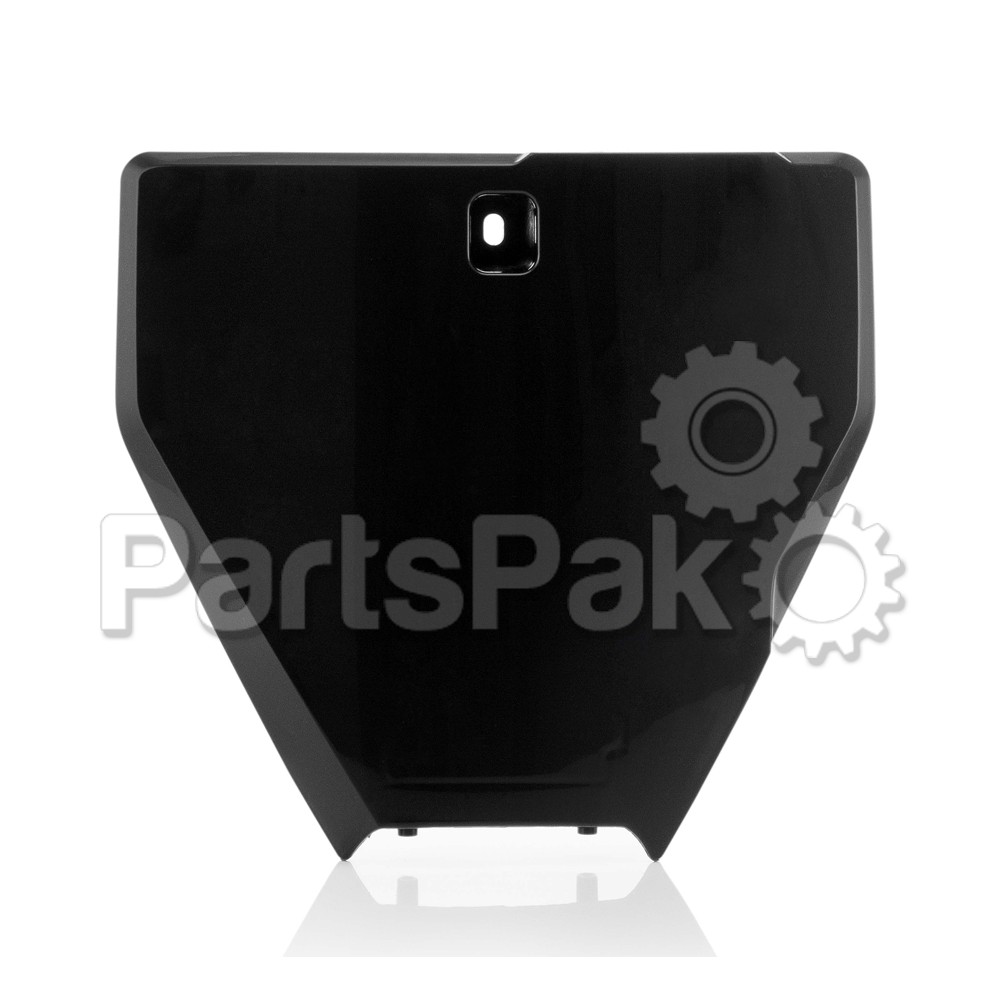 Acerbis 2462580001; Front Number Plate Black