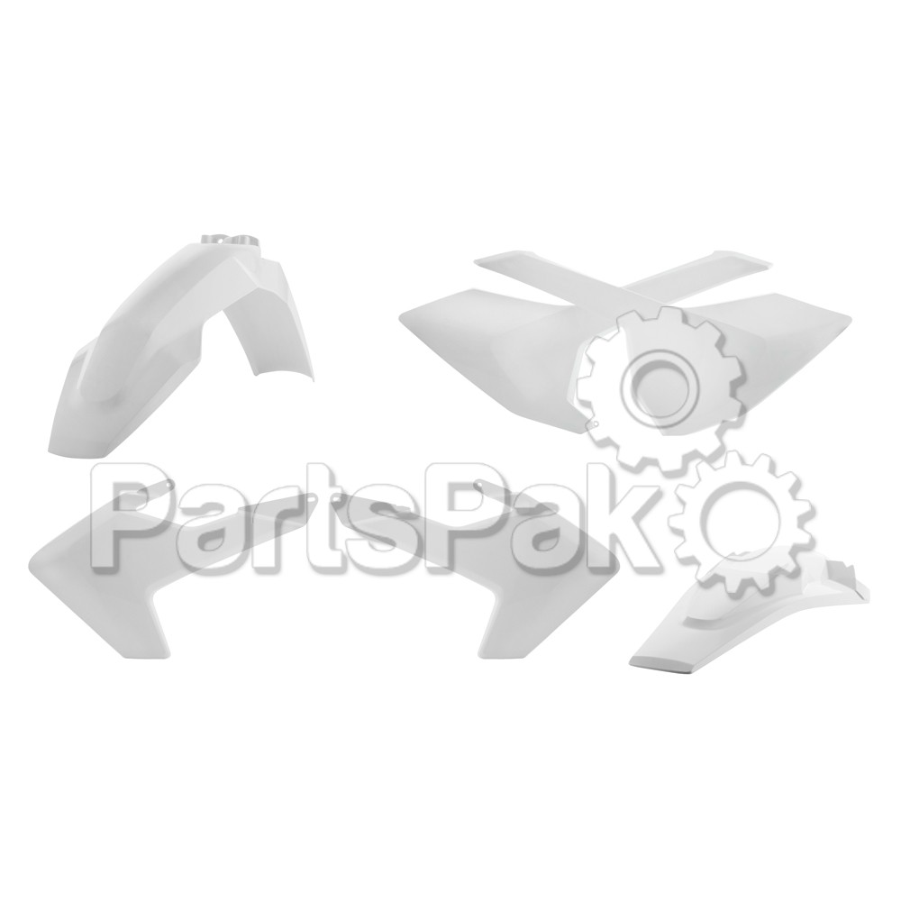 Acerbis 2462610002; Full Plastic Kit White