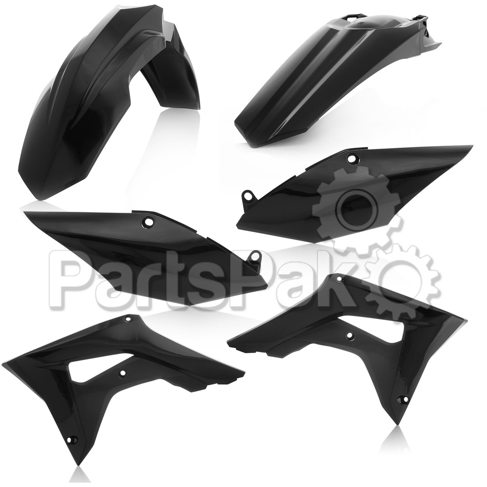 Acerbis 2630690001; Plastic Kit Black