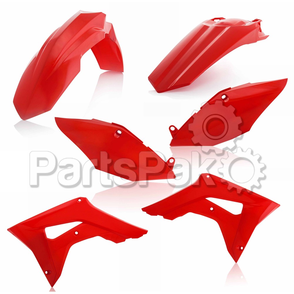 Acerbis 2630690227; Plastic Kit Red