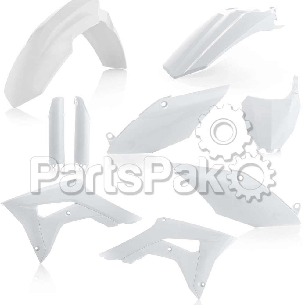 Acerbis 2630700002; Full Plastic Kit White