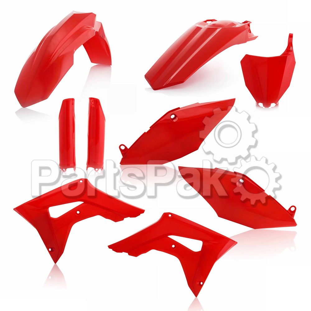 Acerbis 2630700227; Full Plastic Kit Red