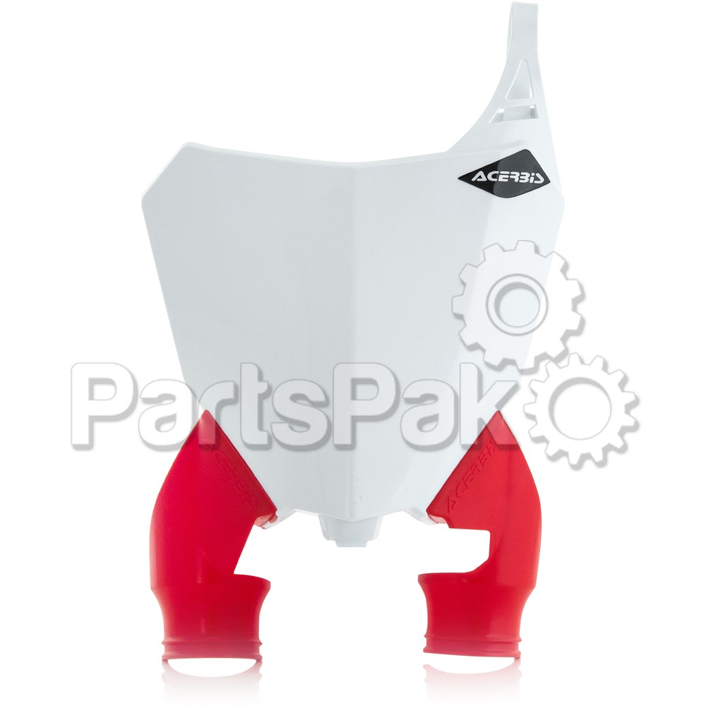 Acerbis 2630771005; Front Number Plate Red / White