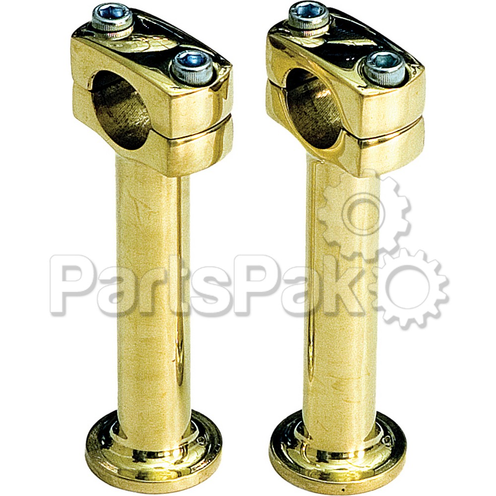 Paughco 354BR; Post Style Risers Brass 5-inch