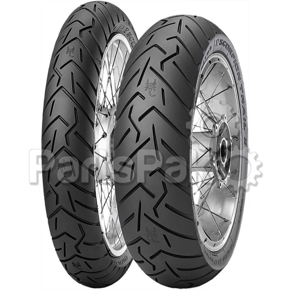 Pirelli 2526300; Tire, Scorpion™ Trail II Front 120/70Zr17 (58W) Radial