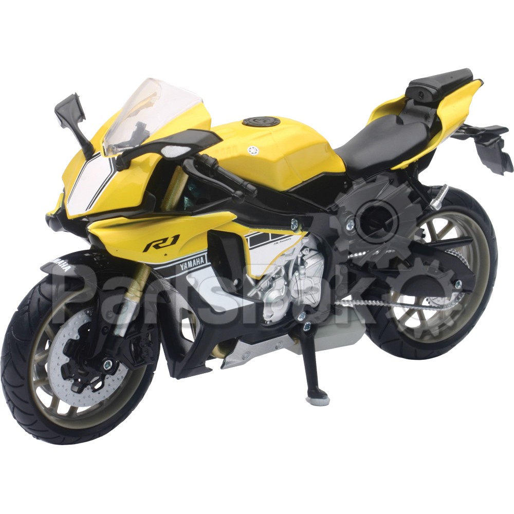 New-Ray 57803B; Replica 1:12 Super Sport Bike 16 Fits Yamaha Yzf-R1 Yellow