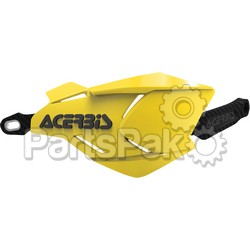 Acerbis 2634661017; X-Factory Handguard Yellow / Black; 2-WPS-26346-61017