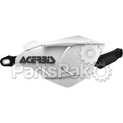 Acerbis 2634661035; X-Factory Handguard White / Black; 2-WPS-26346-61035