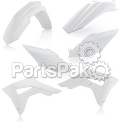 Acerbis 2645460002; Acerbis Plastic Kit White CRF450; 2-WPS-26454-60002