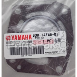 Yamaha 63M-14749-00-00 Gasket, Muffler Damper 2; New # 63M-14749-01-00