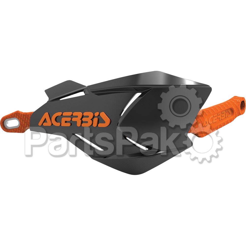 Acerbis 2634661009; X-Factory Handguard Black / Orange