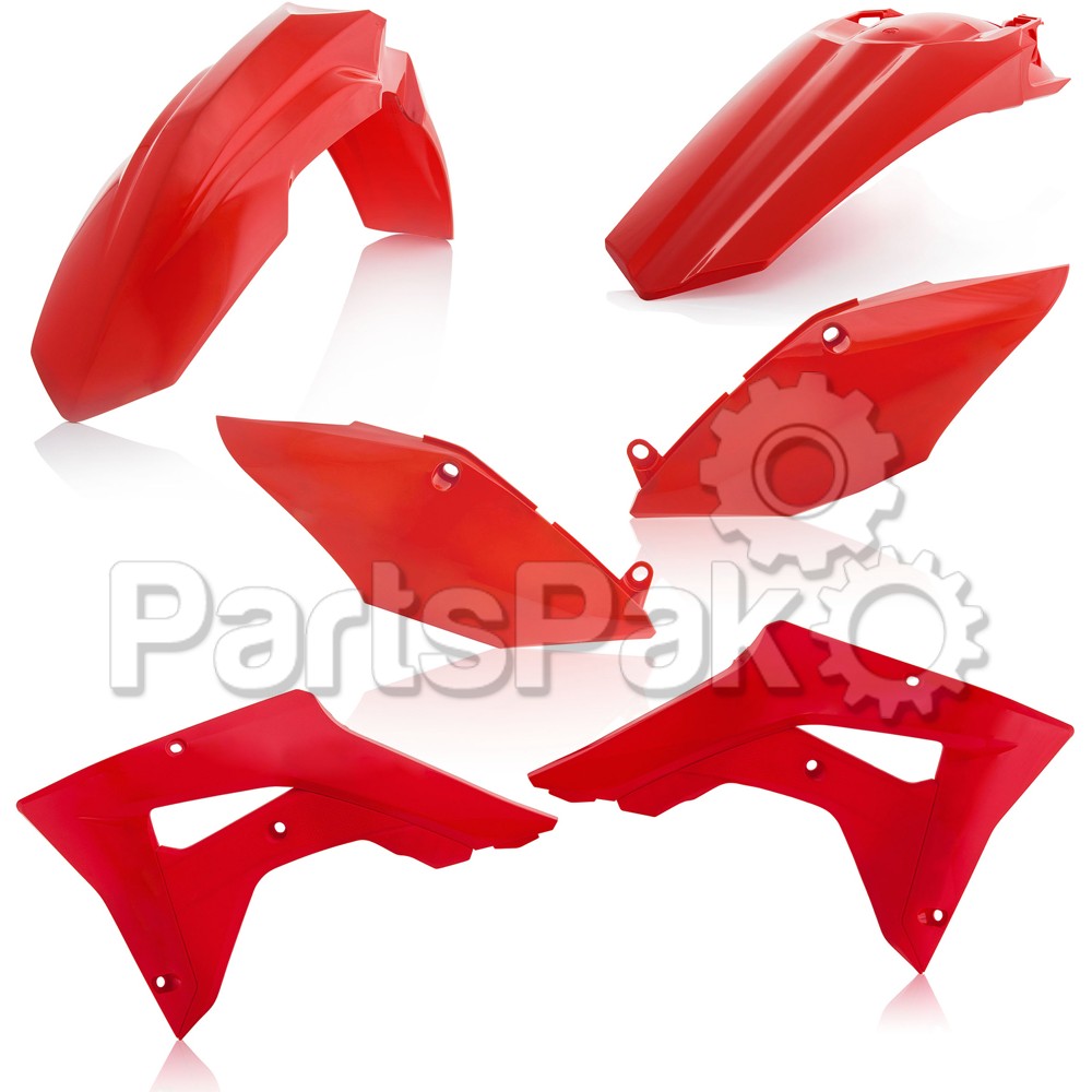 Acerbis 2645460227; Acerbis Plastic Kit 00 Cr Red