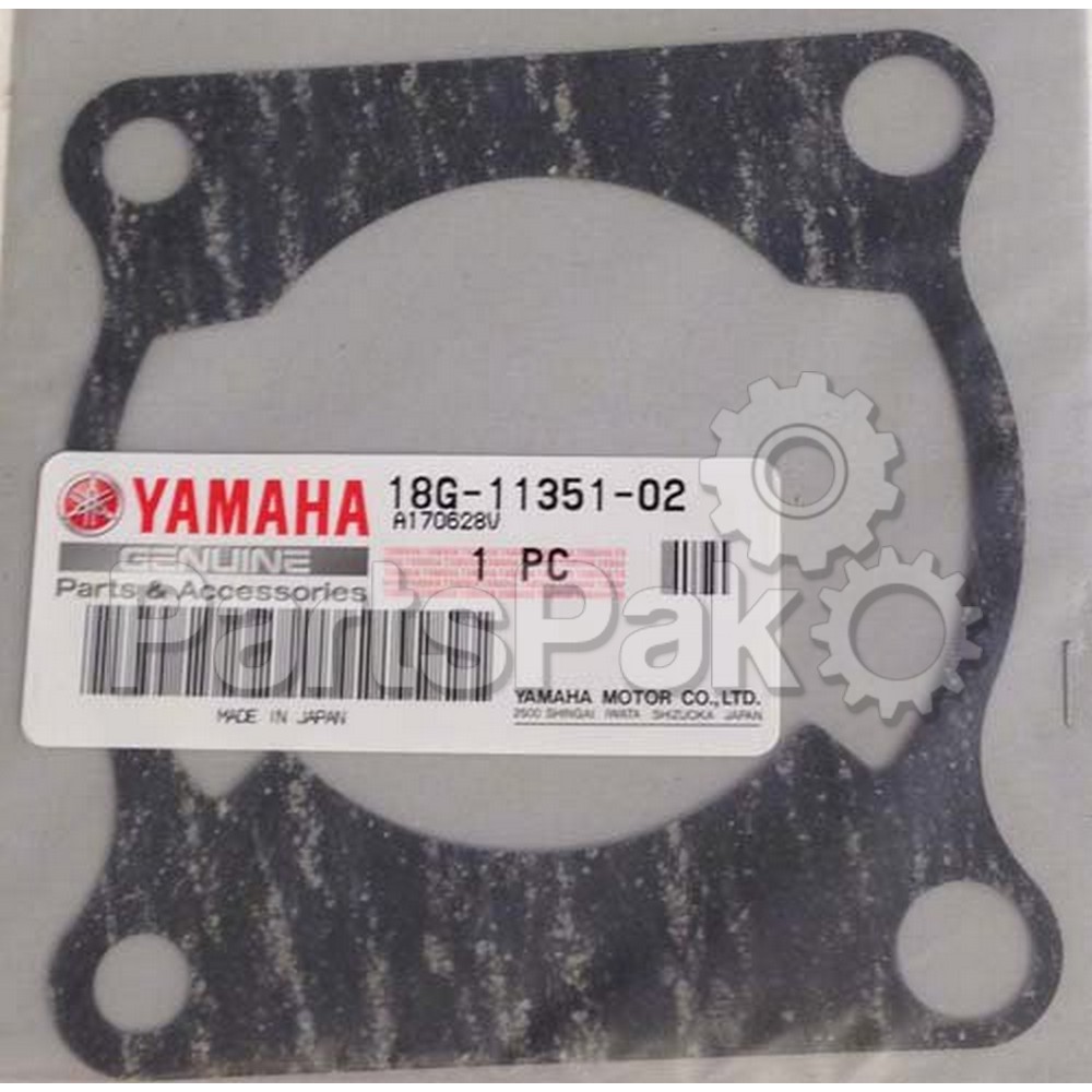 Yamaha 1W1-11351-00-00 Gasket, Cylinder; New # 18G-11351-02-00