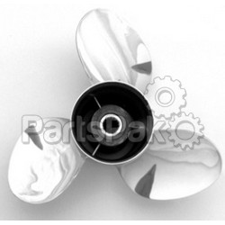 Honda 58233-ZY3-A23H Propeller, 3-Blade 14-1/4X23 Stainless Steel (Righthand); 58233ZY3A23H