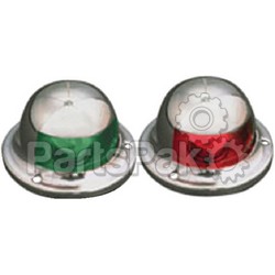 Sea Dog 400165-1; Stainless Steel Top Mount Side Lights (2-Pack)