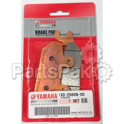Yamaha 1XD-25805-00-00 Brake Pad Kit; 1XD258050000