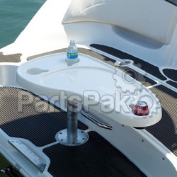 Yamaha SBT-KDNYT-BL-08 Boat Table, Kidney Shape; SBTKDNYTBL08