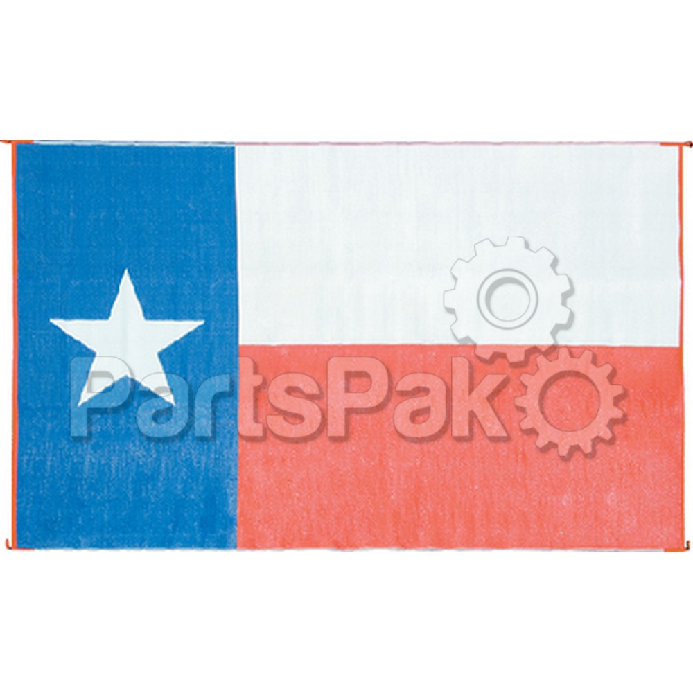 Camco 42860; Outdoor Mat 9-Foot X12-Foot Texas Flag