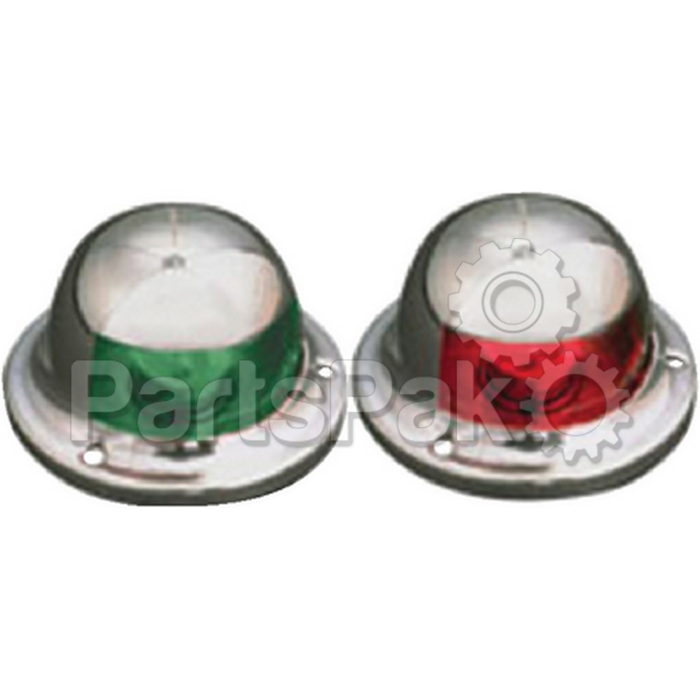 Sea Dog 400165-1; Stainless Steel Top Mount Side Lights (2-Pack)