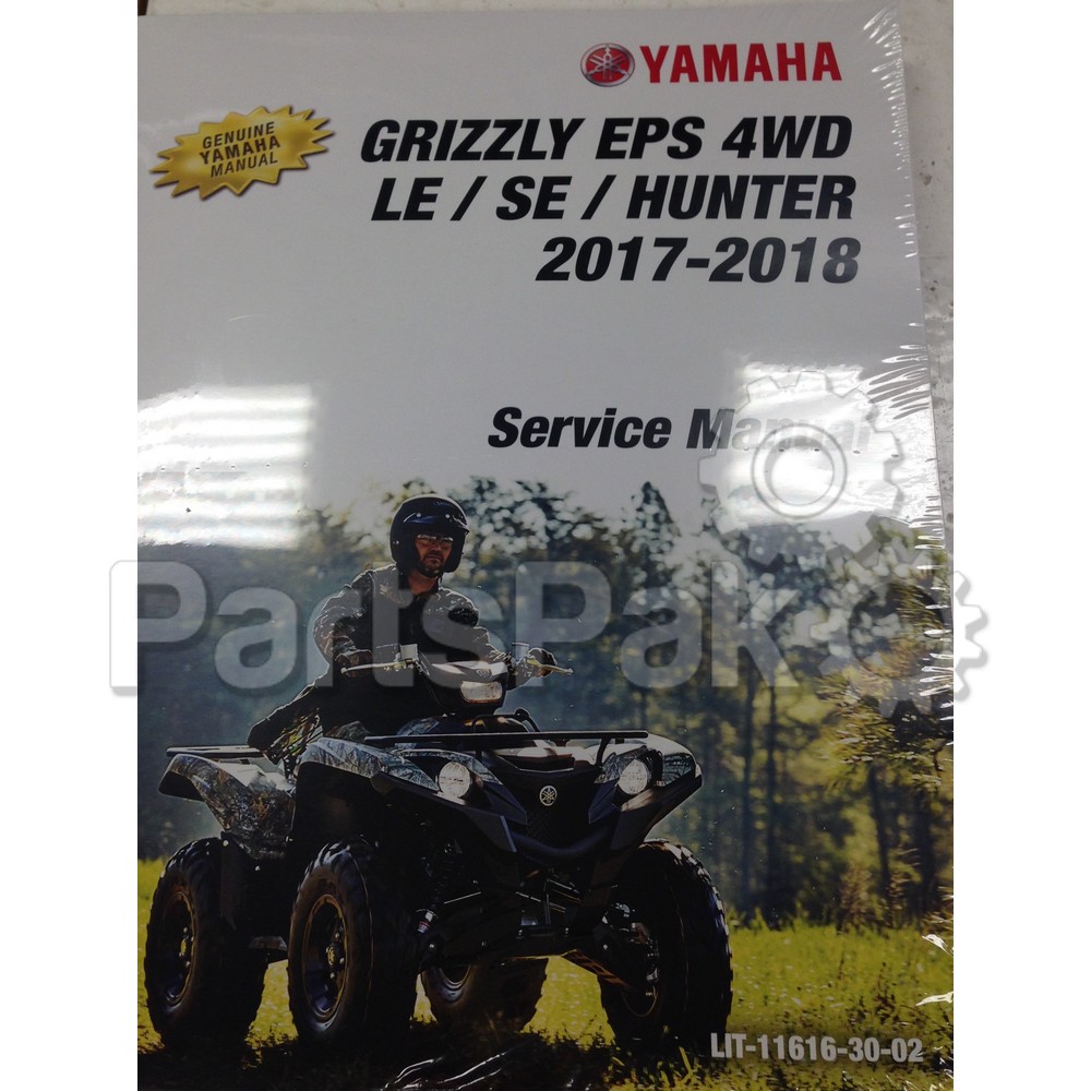 Yamaha LIT-11616-30-02 2017 Grizzly Service Manual; LIT116163002