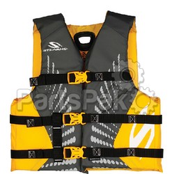 Stearns 2000029259; Pfd Life Jacket Vest Youth Antimicrobial Gold; LNS-106-2000029259