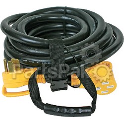 Camco 55195; 50 Amp Male/50 Amp Female 30 Foot Powergrip extension cord; LNS-117-55195