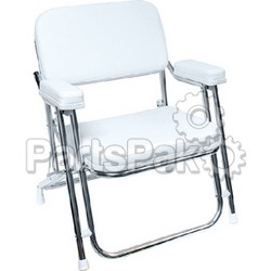 Wise Seats 3316784; Chair-Deck Promo White