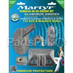 Martyr (Canada Metal Pacific) CMY4050KITA; Anode Yamaha Outboard 40-50 Hp Kit Aluminum; LNS-194-CMY4050KITA