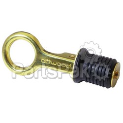 Attwood 7524A7; Plug-Snap Drain Brass; LNS-23-7524A7