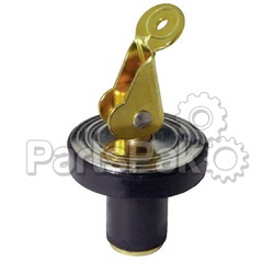 Attwood 7533A7; 1/2-Inch Bailer Plug Brass Handle; LNS-23-7533A7