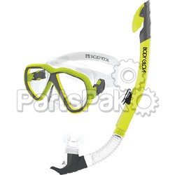 Body Glove 17042CMBCITGRY; Azores Mask Snorkel Combo Yellow