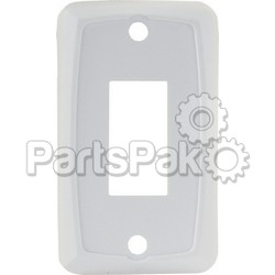 JR Products 12845; Single Face Plate White