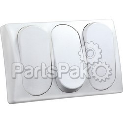 JR Products 13595; Mod. Spst On/Off Triple Switch White