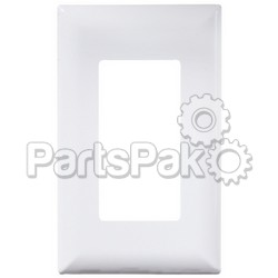 RV Designer S849; White Contemporary Cover Plate; LNS-350-S849
